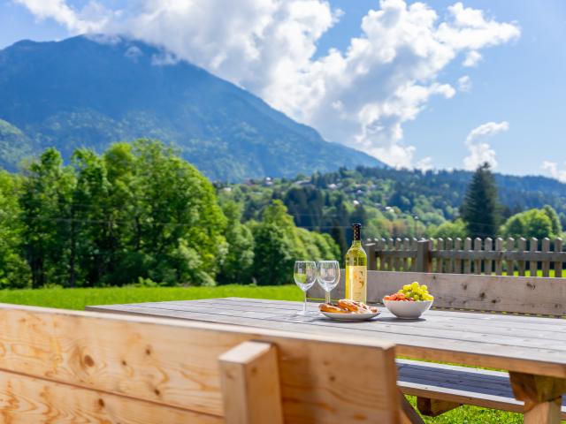 Aussicht vom Ferienhaus [Sommer]