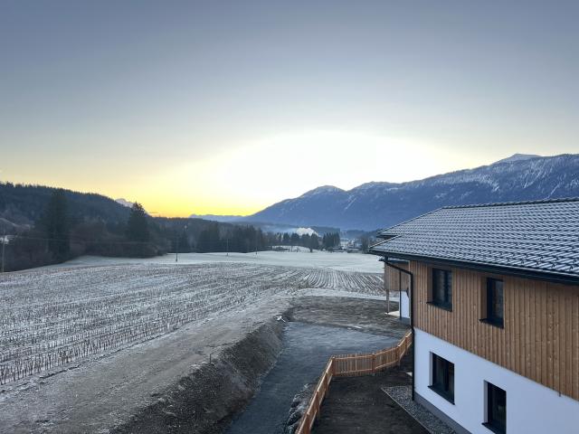Aussicht vom Ferienhaus [Winter]
