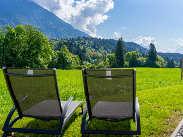 Aussicht vom Ferienhaus [Sommer]