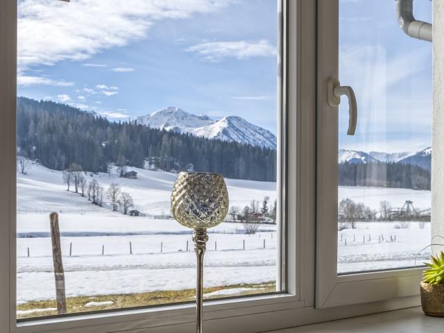 Uitzicht van vakantiehuis