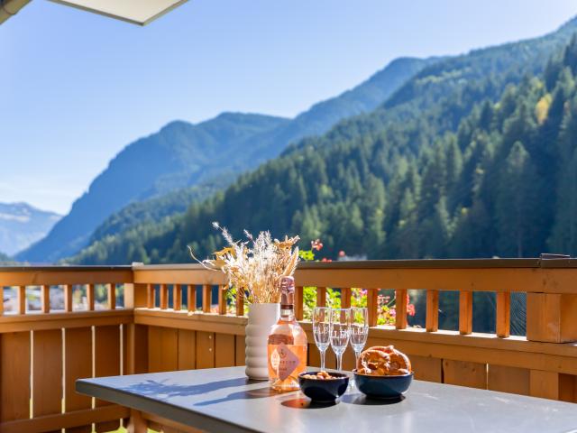 Vue de la maison de vacances