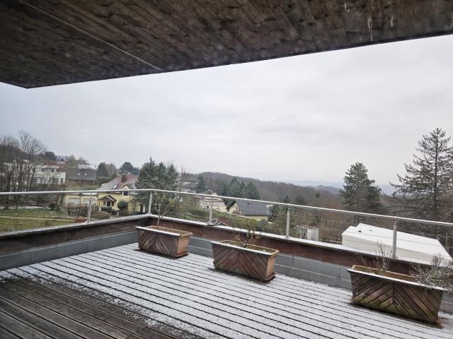 Aussicht vom Ferienhaus [Winter]