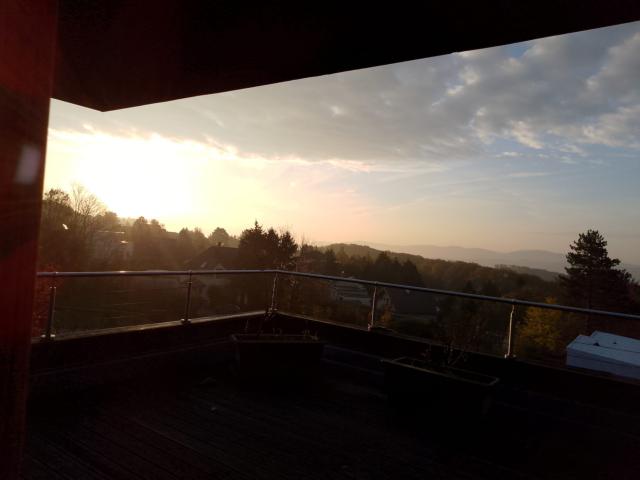 Aussicht vom Ferienhaus [Sommer]