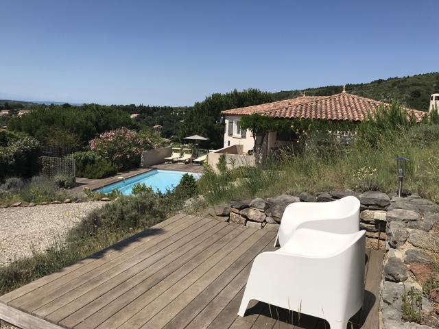 Vue de la maison de vacances