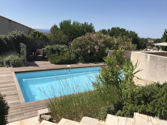 Piscine maison de vacances