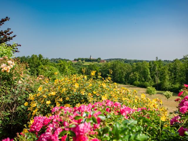 Vue de la maison de vacances