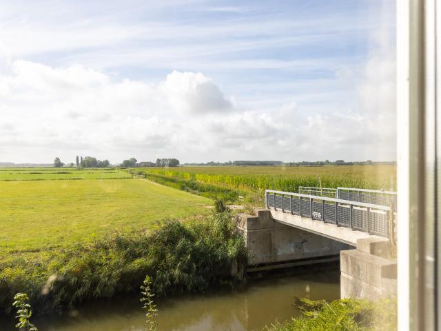 Uitzicht van vakantiehuis