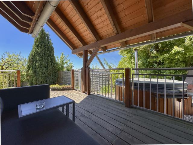 Uitzicht van vakantiehuis