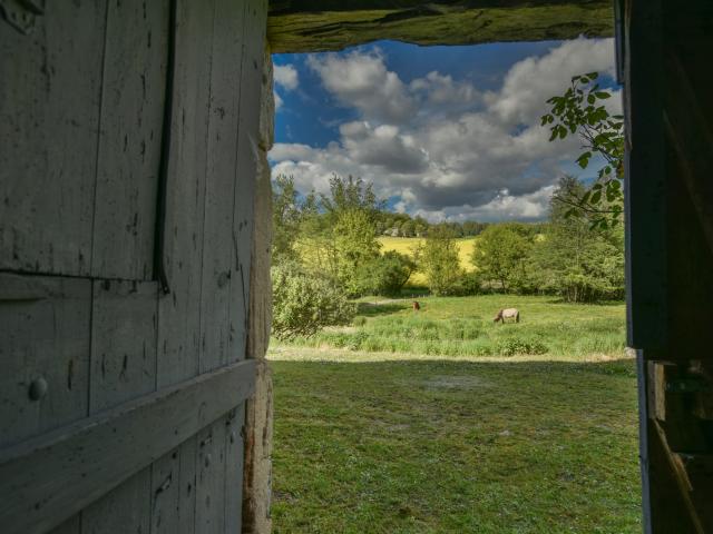 Uitzicht van vakantiehuis