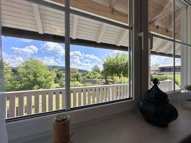 Uitzicht van vakantiehuis