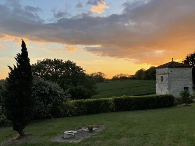 Vue de la maison de vacances