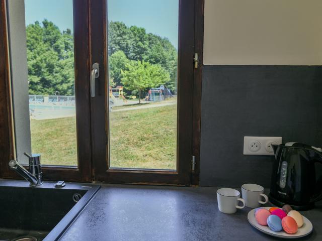 Uitzicht van vakantiehuis