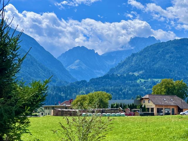 Vue de la maison de vacances