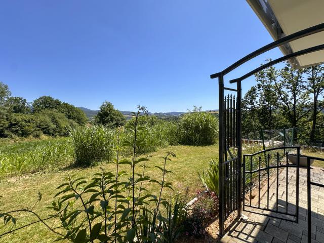 Uitzicht van vakantiehuis