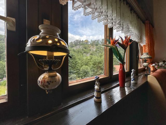 Uitzicht van vakantiehuis