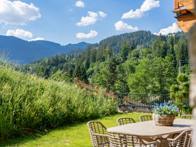 Vue de la maison de vacances