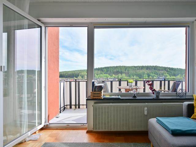 Uitzicht van vakantiehuis