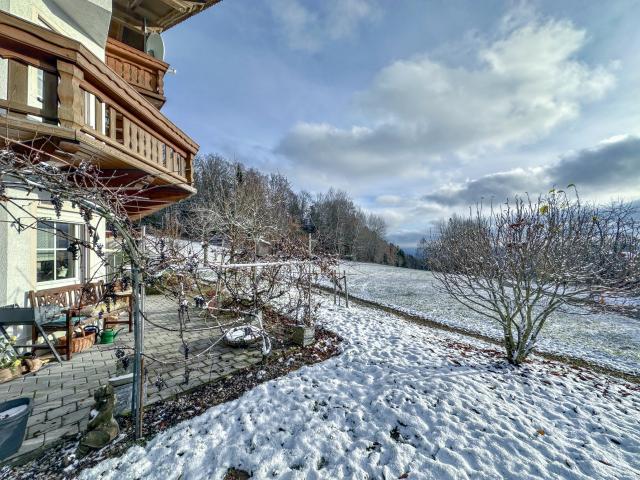 Uitzicht van vakantiehuis