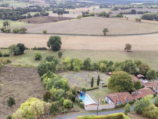 Vue de la maison de vacances