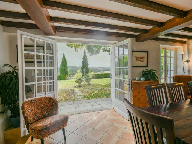 Vue de la maison de vacances