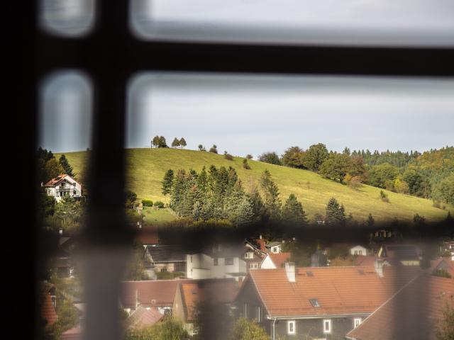 Uitzicht van vakantiehuis