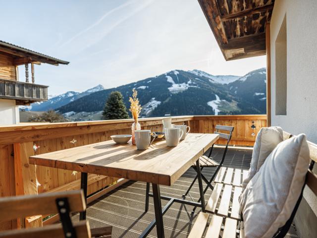 Vue de la maison de vacances