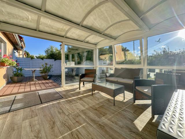 Aussicht vom Ferienhaus [Sommer]