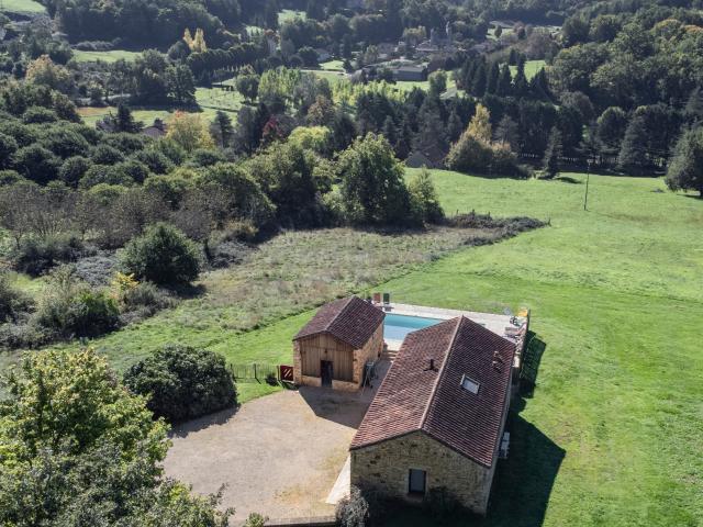 Uitzicht van vakantiehuis