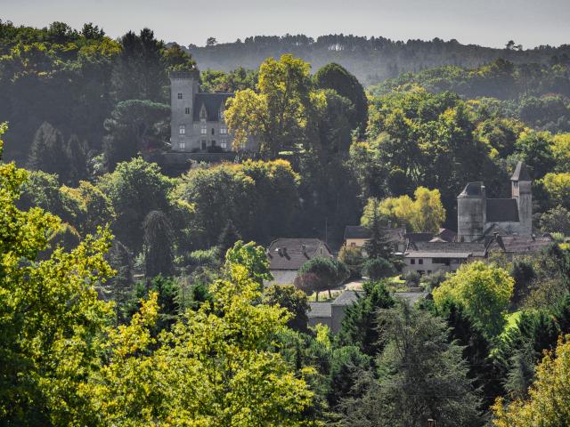 Uitzicht van vakantiehuis