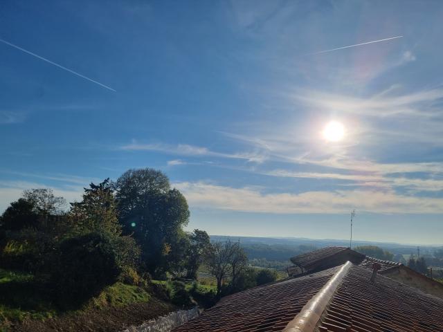 Uitzicht van vakantiehuis