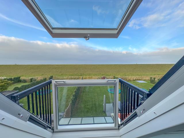 Vue de la maison de vacances