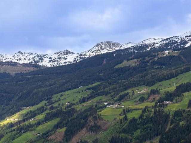 Vue de la maison de vacances