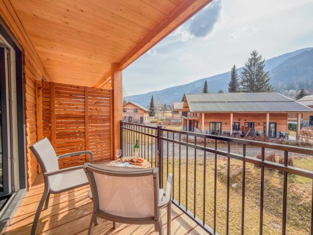 Vue de la maison de vacances