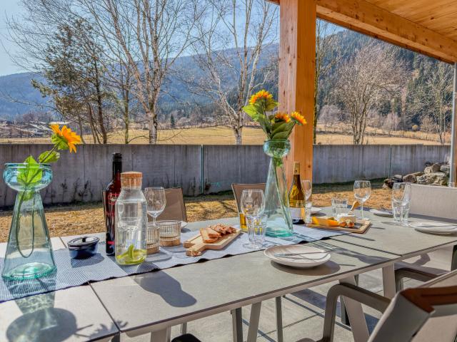 Vue de la maison de vacances
