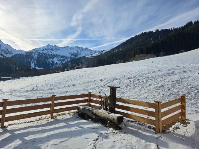 Vue de la maison de vacances