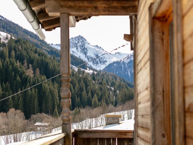 Uitzicht van vakantiehuis