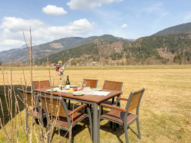 Vue de la maison de vacances