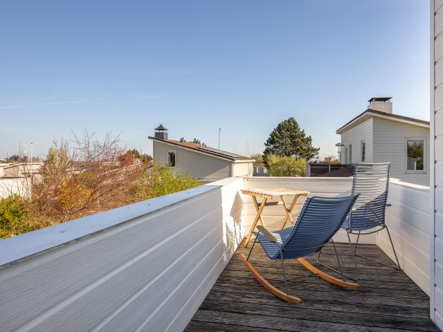 Vue de la maison de vacances