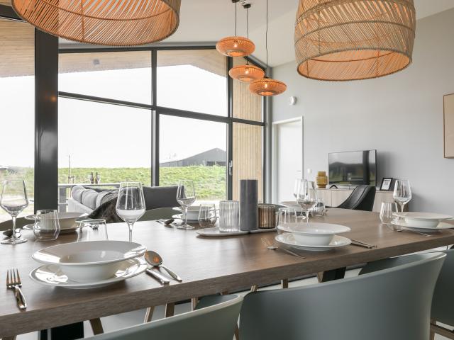 Uitzicht van vakantiehuis