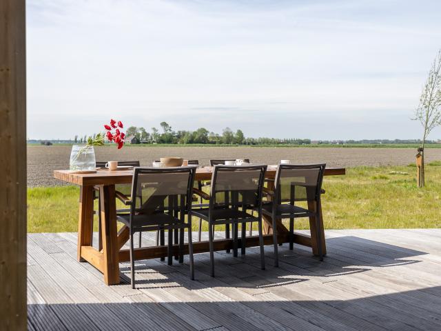 Vue de la maison de vacances