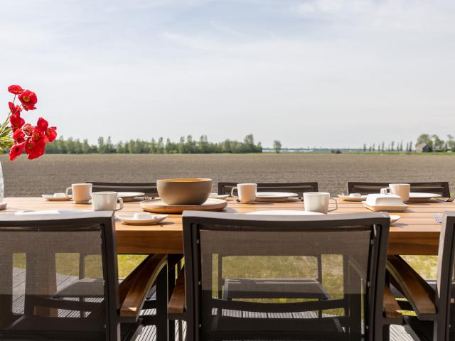 Vue de la maison de vacances