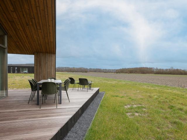 Vue de la maison de vacances