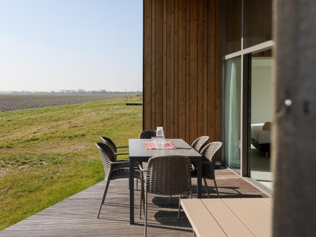 Vue de la maison de vacances