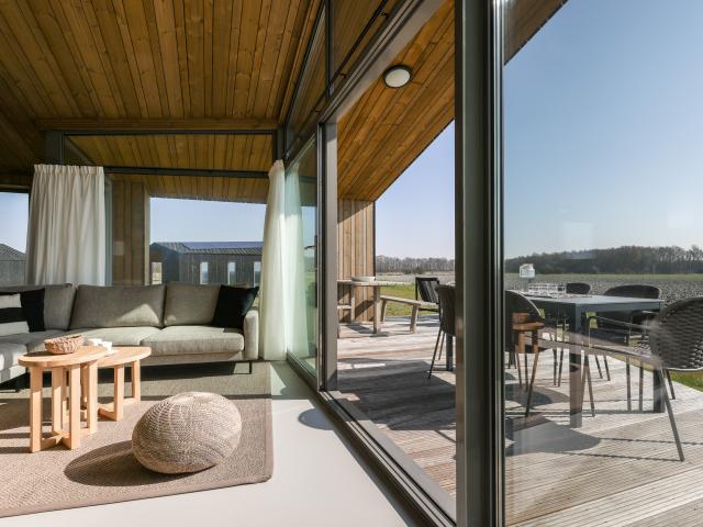 Vue de la maison de vacances