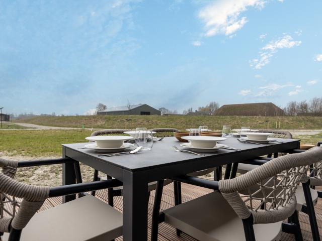 Vue de la maison de vacances