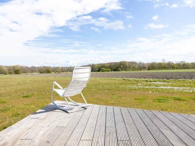 Vue de la maison de vacances