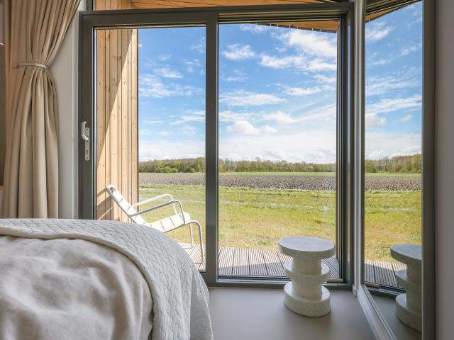 Vue de la maison de vacances