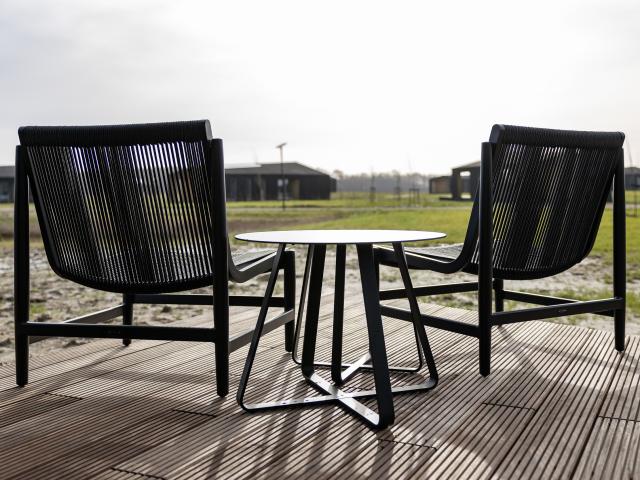 Uitzicht van vakantiehuis