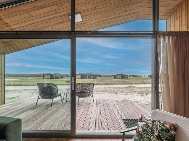 Uitzicht van vakantiehuis