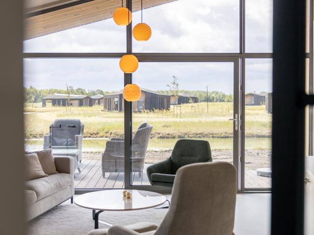 Uitzicht van vakantiehuis